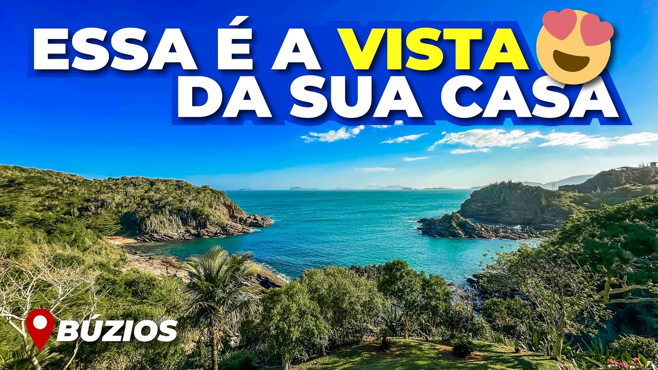 🏡🌊 CASA MODERNA frente mar em Búzios! Vista Deslumbrante e Condomínio Pé na Areia!