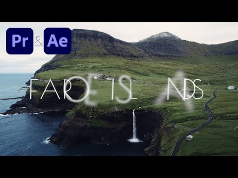Create a MODERN - CLEAN - FADE-IN TITLE animation in Premiere Pro +  After Effects