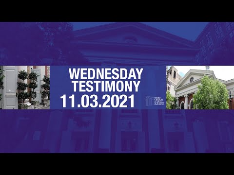 Wednesday Testimony 11.03.21