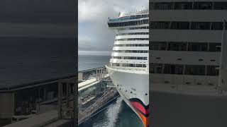 Onboard #pando #Azura #funchal #madeira #portugal 15th #december2025 👄#aidacruises docked behind 👄