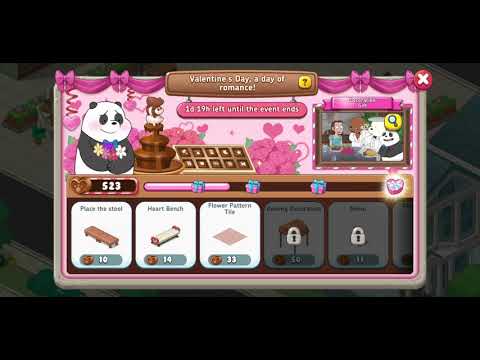 We Bare Bears Match3 Repairs Valentine's Dat, a day of romance! Event