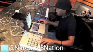 Making a Beat: Nard & B and DJ Spinz in the studio [Instrumental]