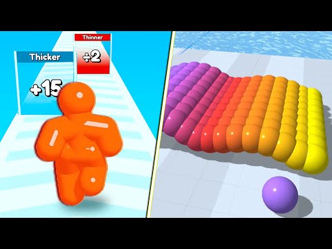 Tall Man Run vs Canvas Run Game iOS, Android Gameplay Walkthrough TMRCR24822