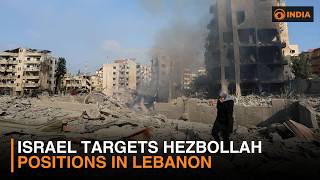 Israeli Forces Hit Hezbollah Sites Across Lebanon & more news | DD India Live | 6 PM IST