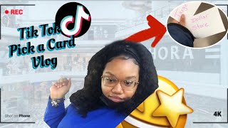 Tik Tok Trend Pick a Card Vlog 🛍| Butterfly Jay | @TherealButterflyJay