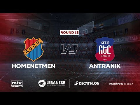 Decathlon Lebanese Basketball Championship 2025-2026 | Homenetmen vs Antranik - Round 13
