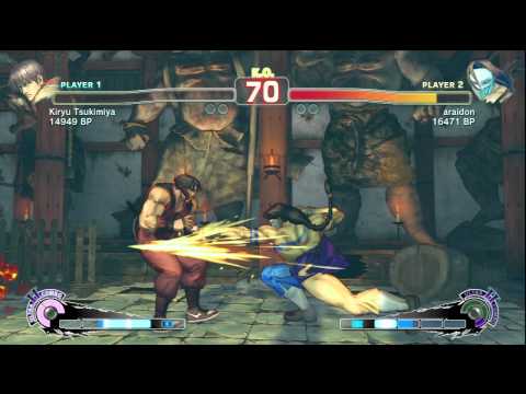 SSF4: Kiryu Tsukimiya (Guy) VS araidon (Claw)