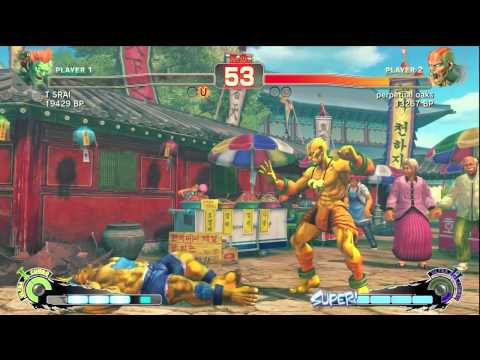 SSF4: T SRAI (Blanka) VS perpetual oaks (Dhalsim) - Glitch Free
