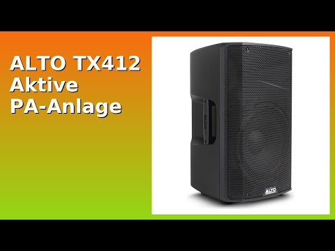 BEWERTUNG (2025): ALTO TX412 Aktive PA-Anlage. WESENTLICHE Einzelheiten