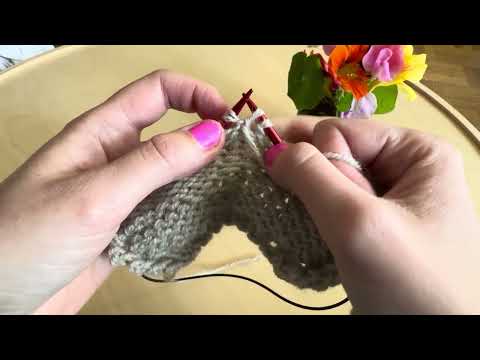 left handed - Purl increase, left & right // aviga raglanökningar åt vänster & höger, vänsterhänt