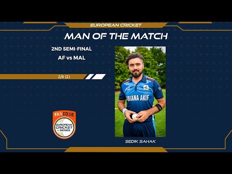 Super Sedik Sahak in supreme form at FanCode ECS Sweden Malmo