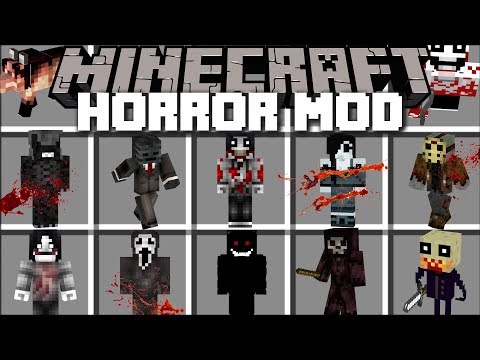 Minecraft HORROR MOD / FIGHT OFF EVIL NIGHT MONSTERS AND SURVIVE THE NIGHT!! Minecraft