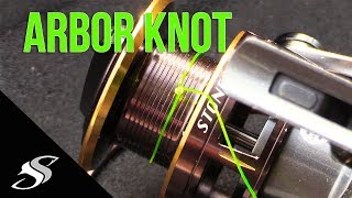How to Tie Line to Reel Spool - Arbor Knot Tutorial