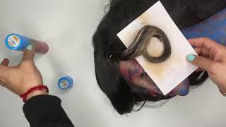 HOW TO COLOR A BLACK SYNTHETIC WIG... NO DYE