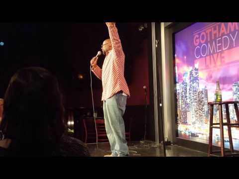 Performing at the Comedy 