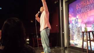 Performing at the Comedy 