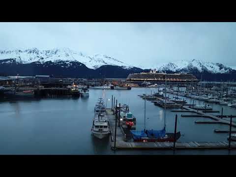 Seward AK Harbor - with Holland America's Westerdam