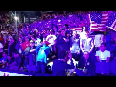 MLG CS:GO Major - Impromptu national anthem