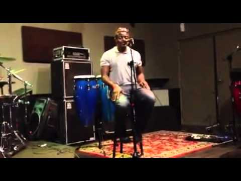 Alain Fleurine jaming to "Attention Wap Cherche" from Tabou Combo latest CD