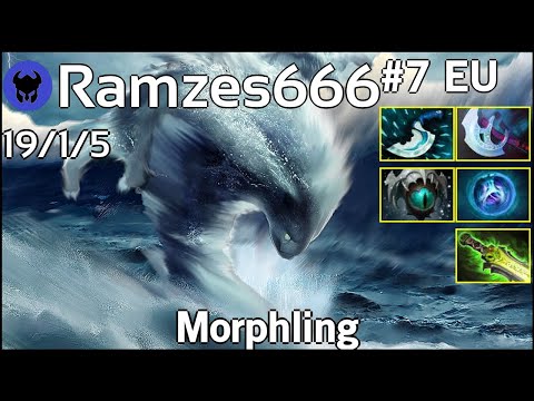 Ramzes666 plays Morphling!!! Dota 2 7.22