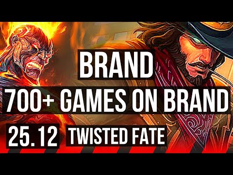 BRAND vs TWISTED FATE (TOP) | 700+ games | KR Diamond | 25.12