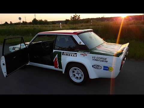 Fiat 131 Abarth Stradale Replica interior view