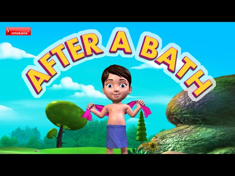 After A Bath I Try Try Try Nursery Rhymes for Children