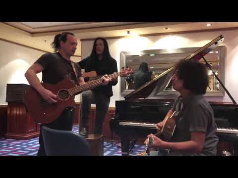 Here Comes The Sun. Beatles Acoustic Cover. Todd Kerns, Zach Throne and Gilbert Bonilla