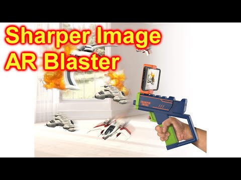 Sharper Image AR Blaster Augmented Reality Laser Game - YouTube
