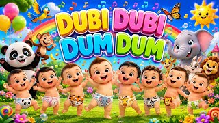 Download lagu 🔥Dubi Dubi Dum Dum🍼| Fun Baby Dance Song 🐼|Hindi Nursery Rhymes for Kids | Little Educational World. mp3