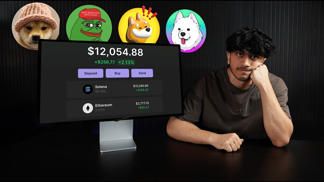 I Invested in Crypto MEME COINS for a Week!