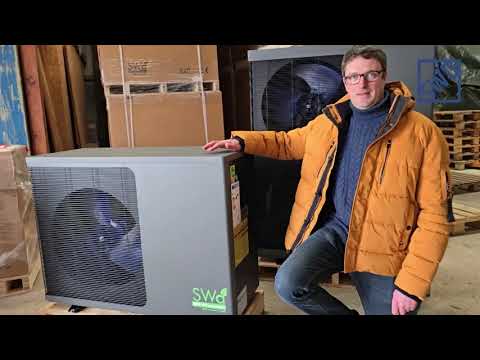 SWD R290 Wärmepumpe von innen + Lieferumfang und Ersatzteile
