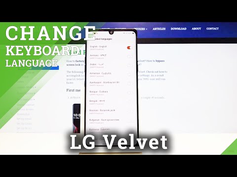 How to Change Keyboard Language in LG Velvet – Keyboard Language