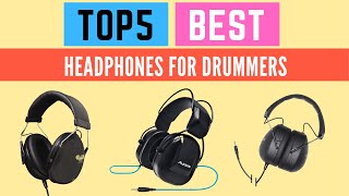 Video thumbnail for Top 5 Best Headphones For Drummers 2022 by Tecnodj