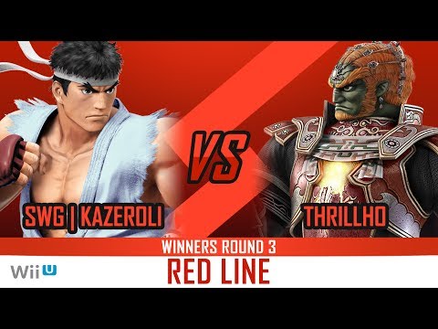 Red Line Smash Week 21 - Thrillho (Ganon) Vs. SWG | Kaze (Ryu)