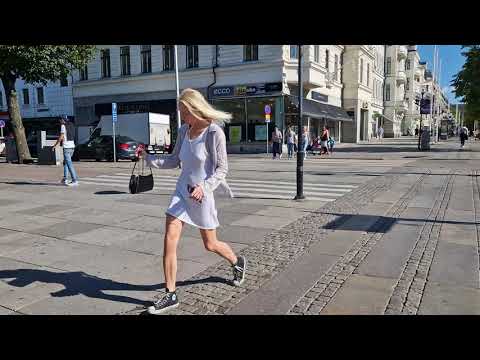 Walking in Kungsportsavenyn Gothenburg Sweden 🇸🇪