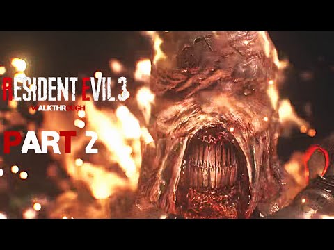 RESIDENT EVIL 3 REMAKE Walkthrough Gameplay Part 2 - NEMESIS HUNTS (4K 60FPS)