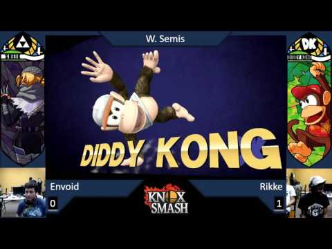 Envoid (Sheik) vs Rikke (Diddy Kong) - Winners Semis - Banana Pull 4 - 4-29-17