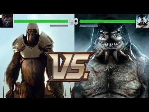 King Shark vs Gorilla Grodd - Battle :The Flash S05E15