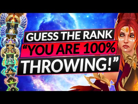 GUESS THE RANK - "You Are an INSULT to Your MMR Bracket" - Pro Coach Review - Dota 2 Smurf Guide