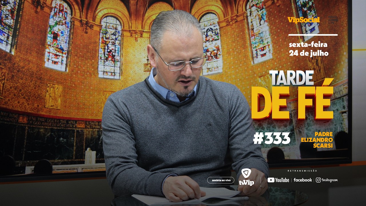 Padre Elizandro Scarsi encerra a semana com bênçãos e mensagem de esperança nesta sexta-feira, 24 de julho