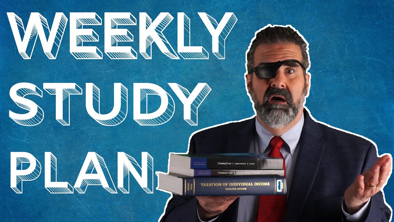 Weekly Study Plan