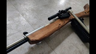 Building a Nerf dart-firing "Tusken Cycler rifle" out of junk from Home Depot