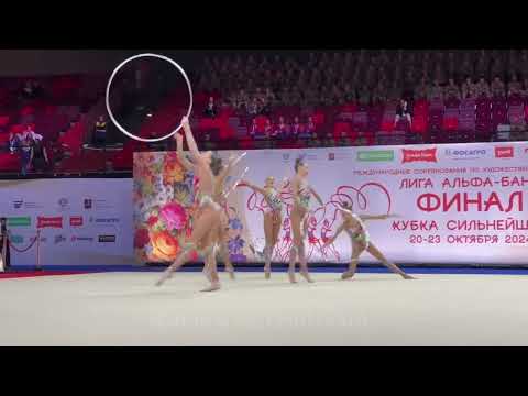Russia Junior group 5 hoops Alfa-bank cup 2024 rhythmic gymnastics