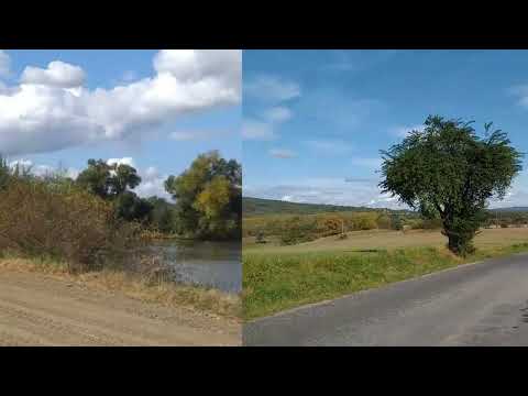 Cyklotrasa a krajina v okolí