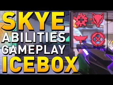 VALORANT - Skye ALL Abilities Showcase & Gameplay on ICEBOX (NEW AGENT & NEW MAP)