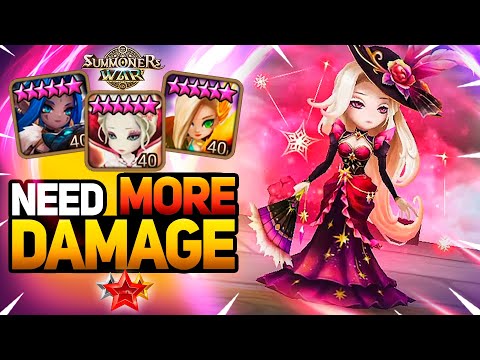 100000+ DMG Brandia and Friends - Summoners War