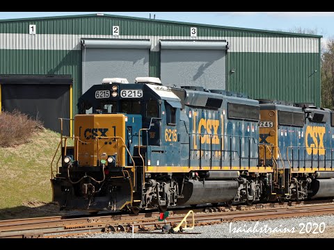 CSX Switching Action! Chasing CSX's Local B724 Around Central Massachusetts! [Spring 2020]