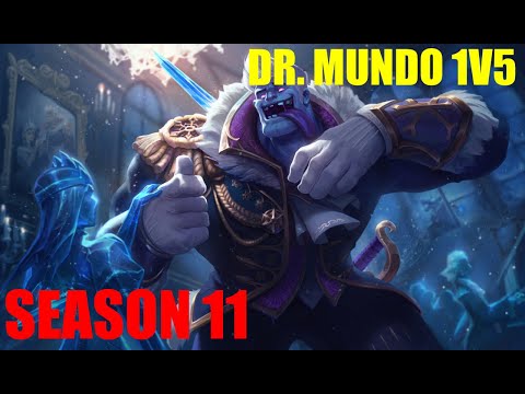 Dr. Mundo 1v5 - Dr. Mundo Jungle Gameplay - League Of Legends Season 11