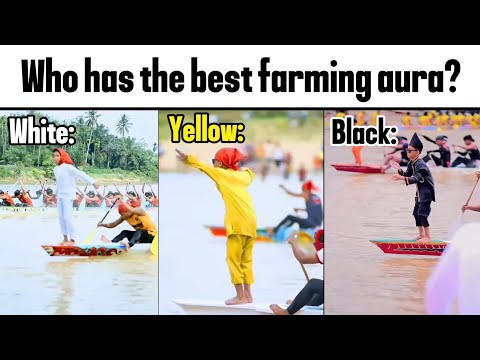 Kid Boat Aura Farming White vs Yellow vs Black (Pacu Jalur)